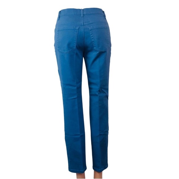 Gloria Vanderbilt Vibrant Blue Straight Leg Jeans - Picture 2 of 6